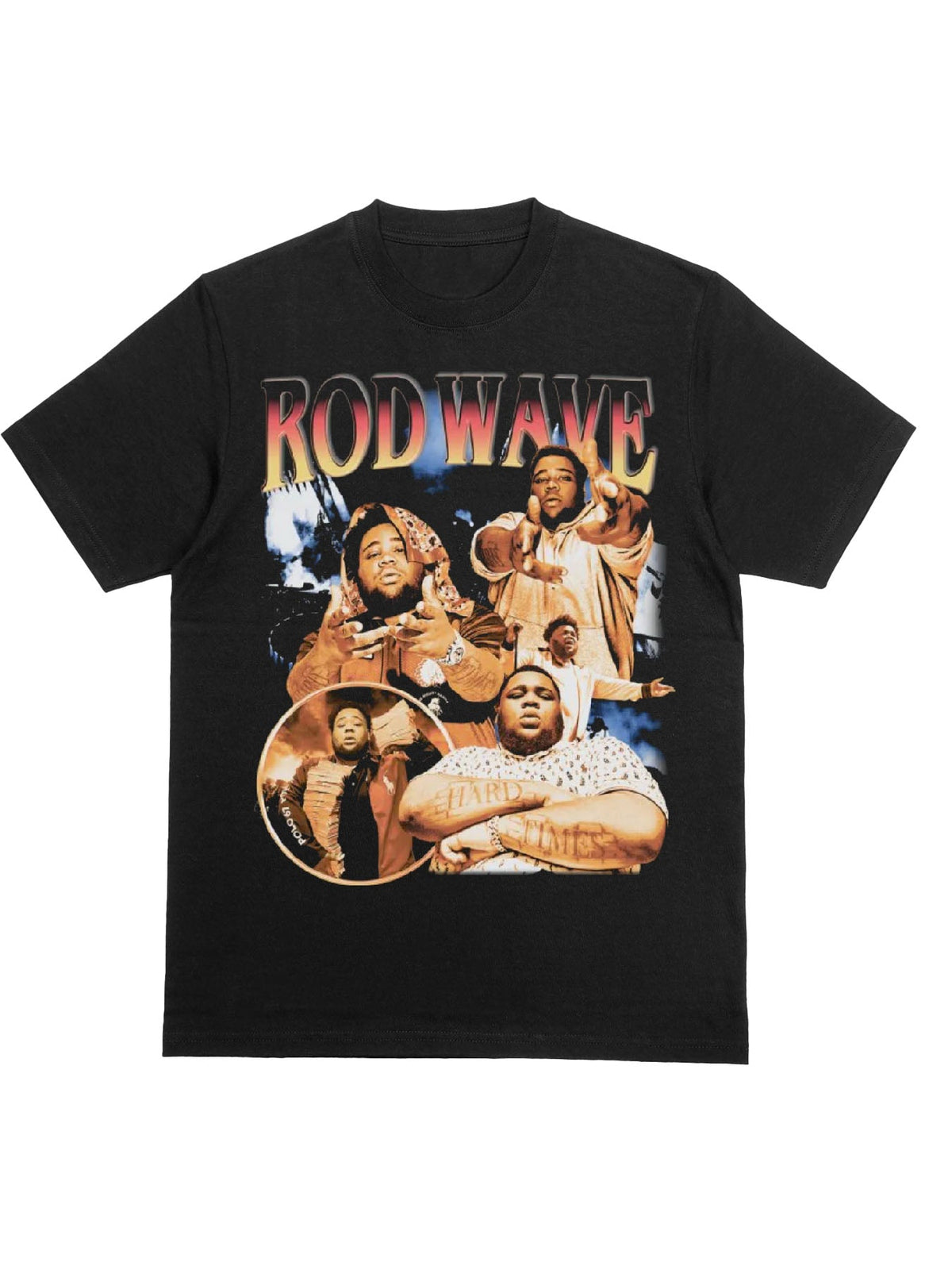 UUL00229 Rode Wave Fashion Rapper Graphic Tees T-Shirt